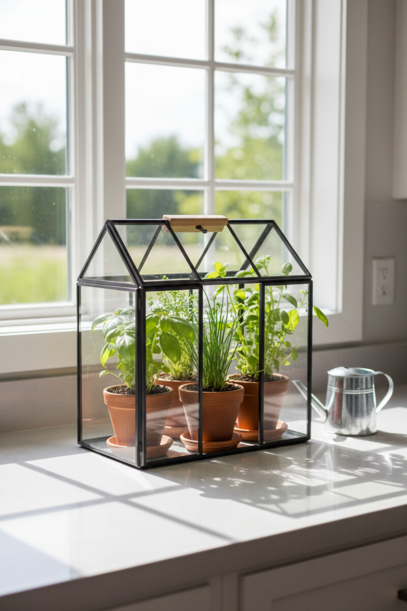 Picture of Indoor Herb Garden Ideas for Fresh Greens Year-Round - Tale of Home