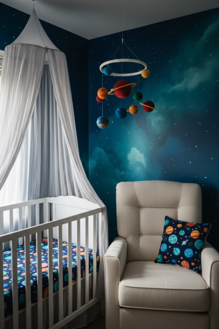 Stunning Space Nursery Ideas for a Cosmic-Inspired Baby Room - Tale of Home