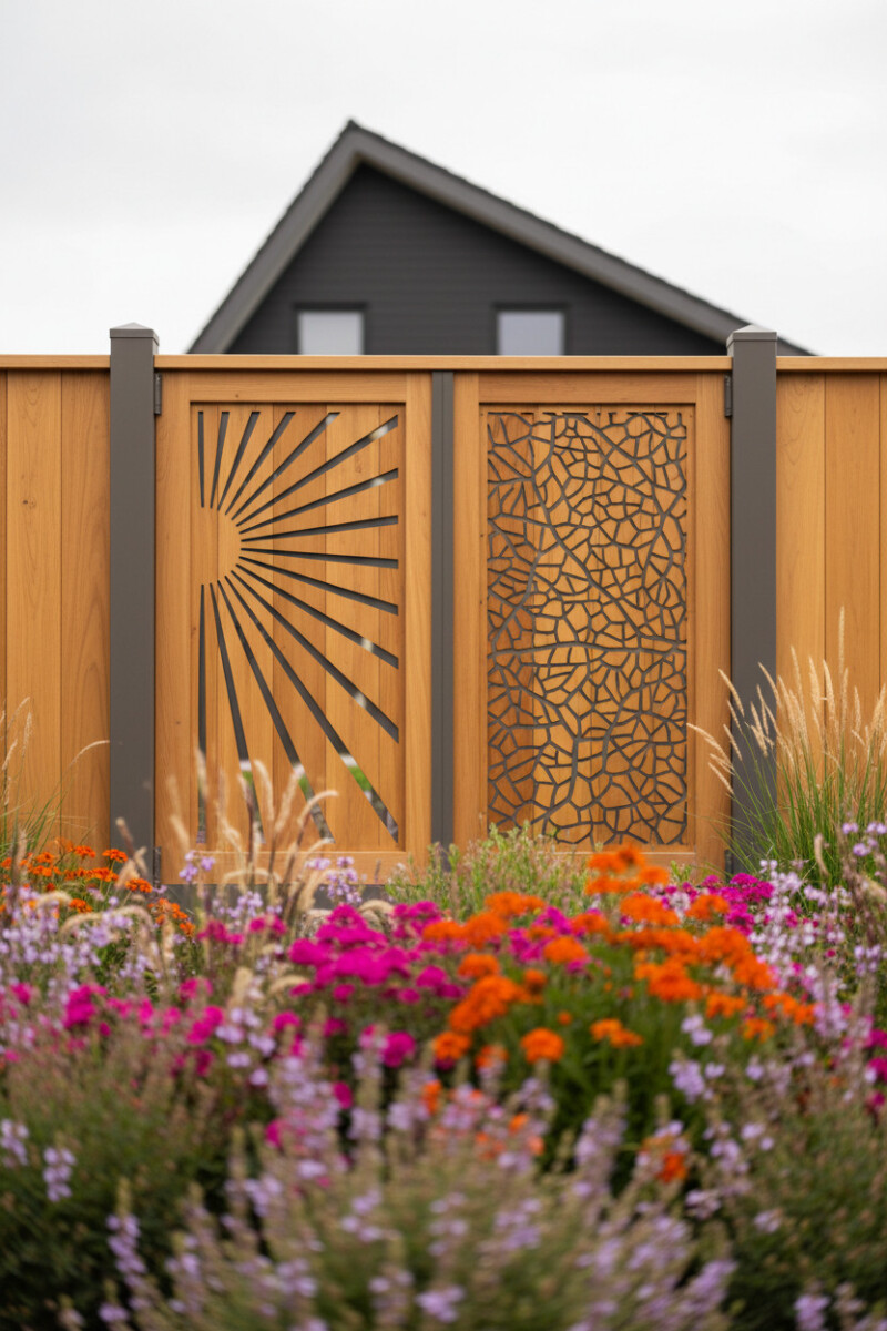 Creative Wood Fence Ideas for a Beautiful Outdoor Sanctuary - Tale of Home