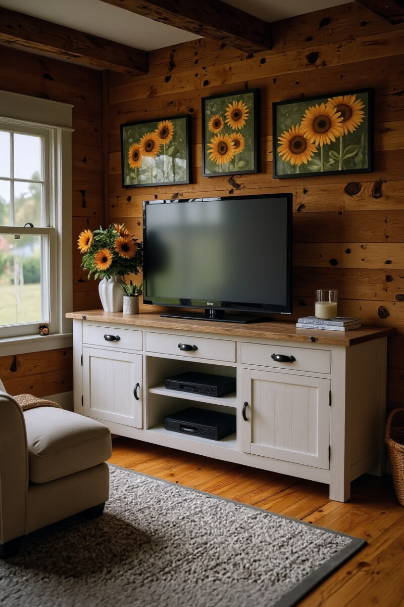Stunning Farmhouse TV Stand Decor Ideas to Transform Your Living Room ...
