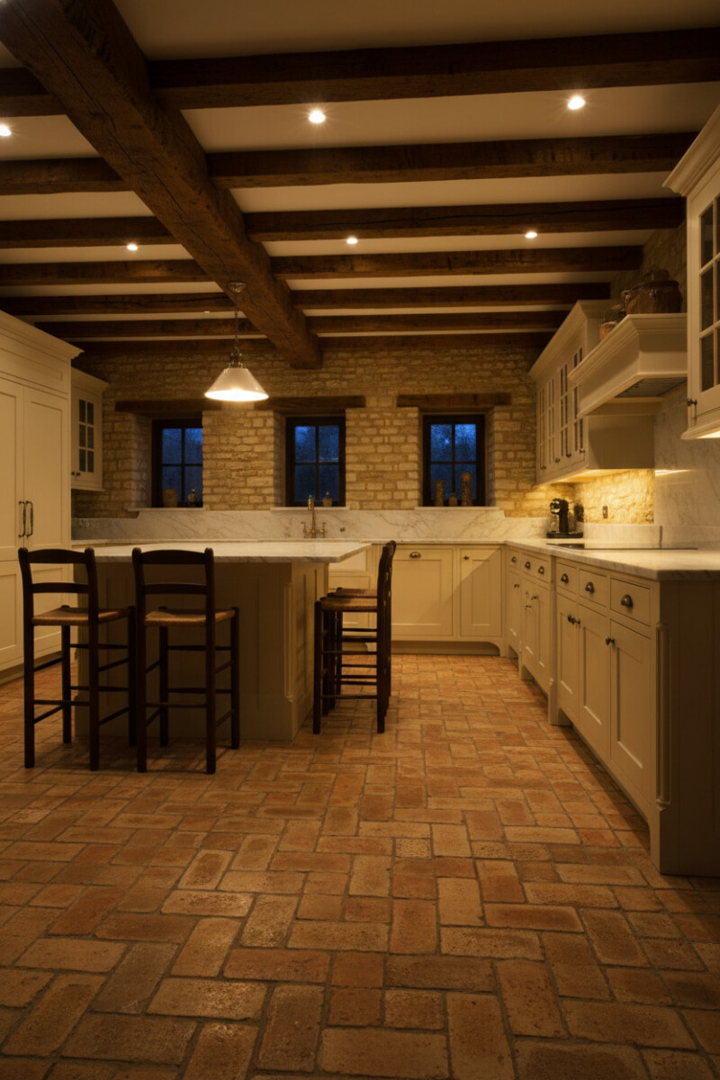 Inspiring Brick Floor Kitchen Ideas for a Timeless Look - Tale of Home