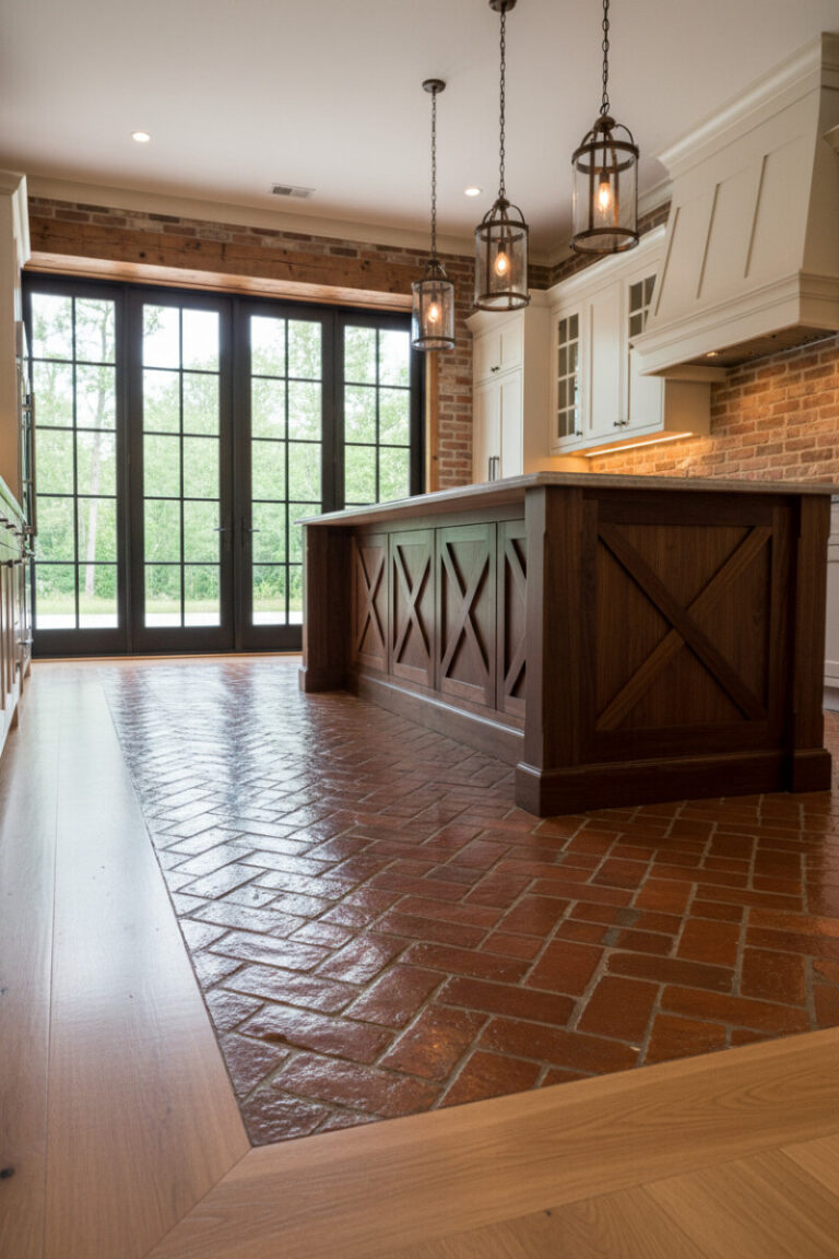 Inspiring Brick Floor Kitchen Ideas for a Timeless Look - Tale of Home