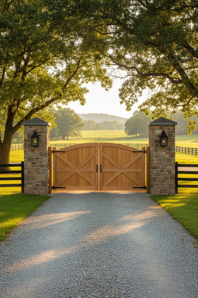 Captivating Farmhouse Driveway Entrance Ideas: 22 Ways to Welcome ...