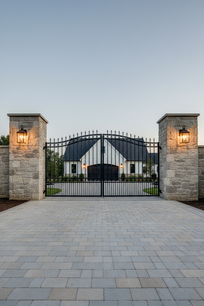 Captivating Farmhouse Driveway Entrance Ideas: 22 Ways to Welcome ...
