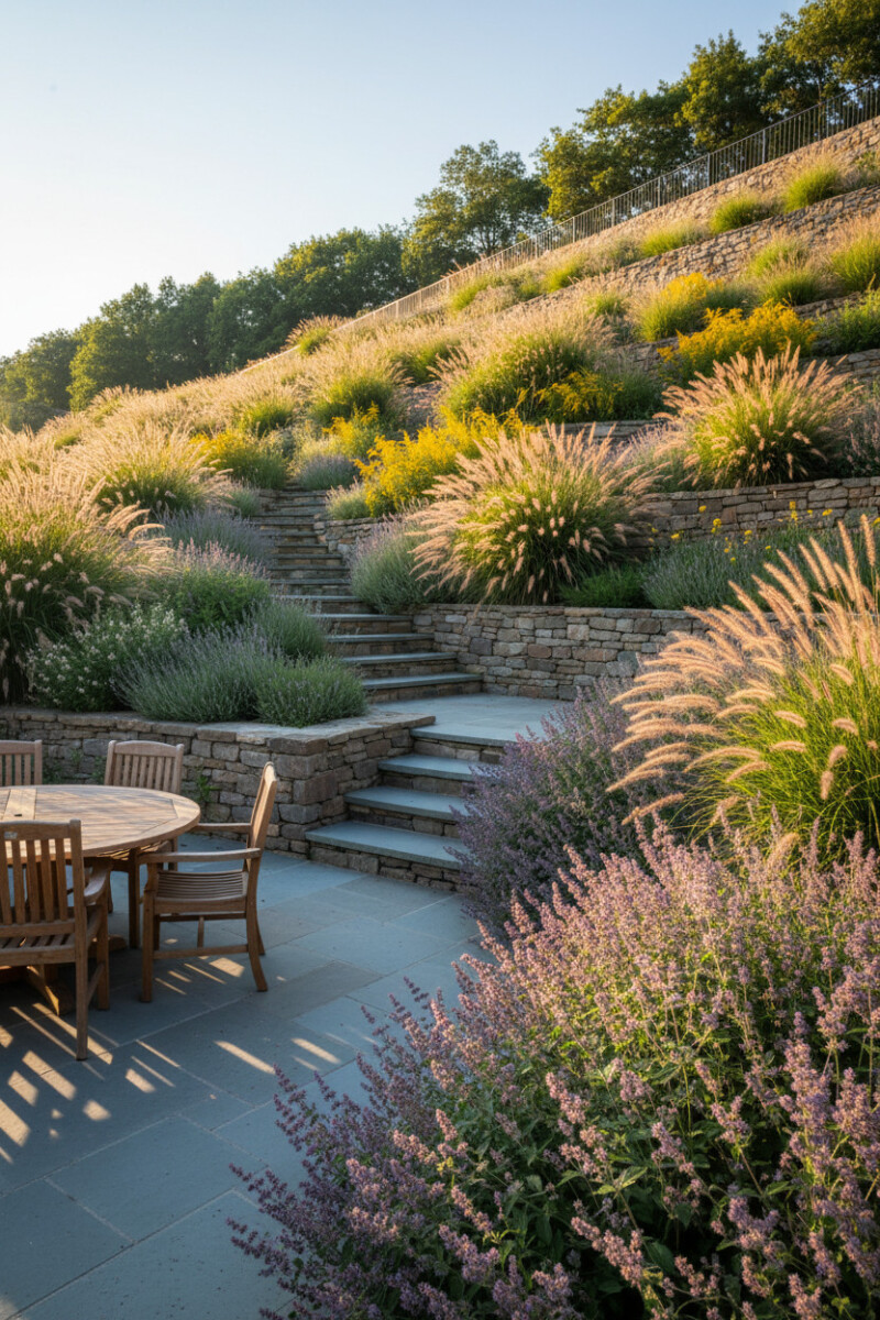 Gorgeous Hillside Garden Ideas to Beautify Your Sloped Yard - Tale of Home