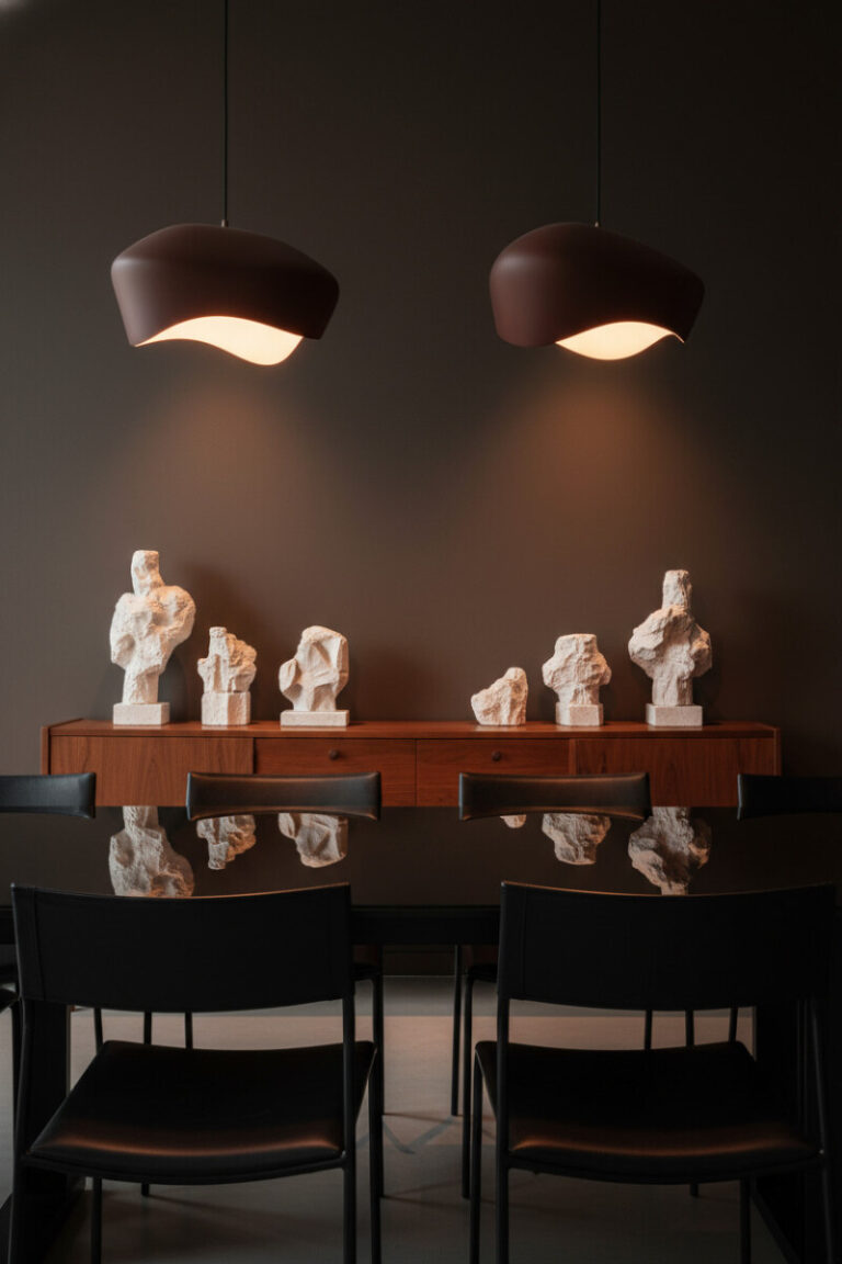 Elegant Moody Dining Room Designs with Dramatic Flair - Tale of Home